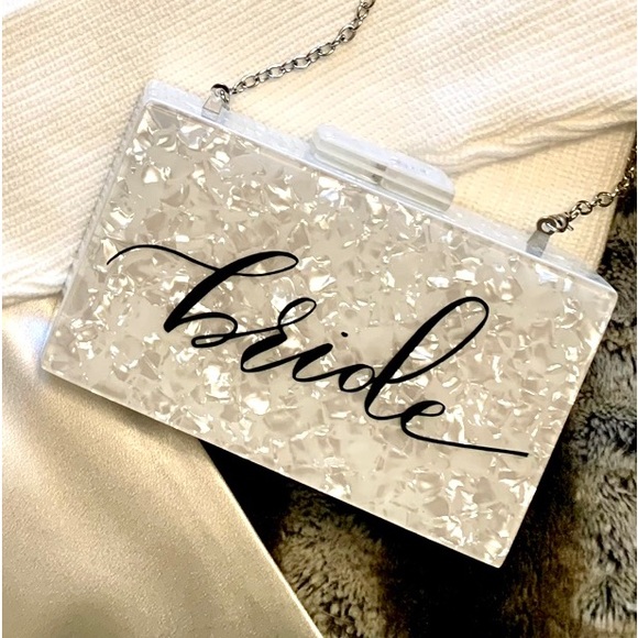 Francesca's Collections Handbags - Bride Crossbody Clutch